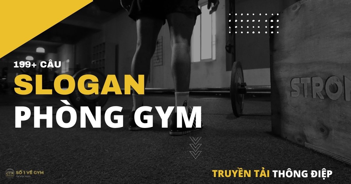 199+ Câu slogan phòng gym, những câu nói hay về gym || GYMdesign